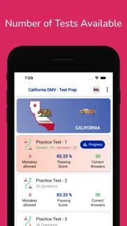 california dmv permit practice iphone screenshot 3