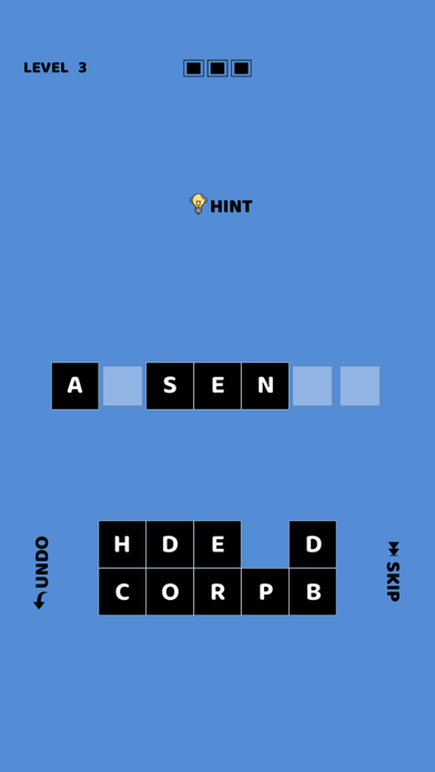 The Second Word - Crossword Screenshot