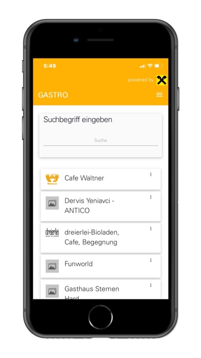 Hofsteigkarte Screenshot