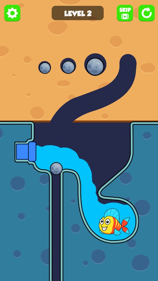 #2. Save the Fish - Dig to Rescue (iOS) 由: GameEase 2022