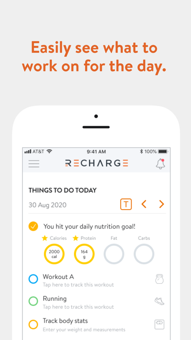 RECHARGE: Health & Fitness Screenshot