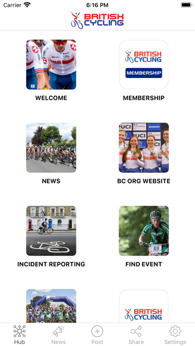 ClubHubz Cycling Screenshot