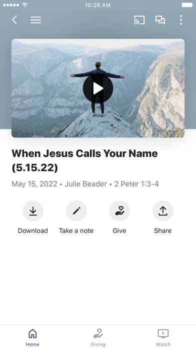 Syracuse Vineyard Church Screenshot