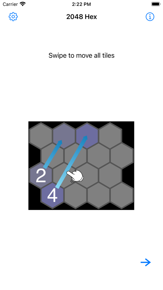 #3. 2048 Hexagon (iOS) By: Ming-hua Wu