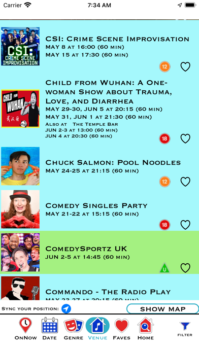 Laughing Horse Brighton Fringe Screenshot