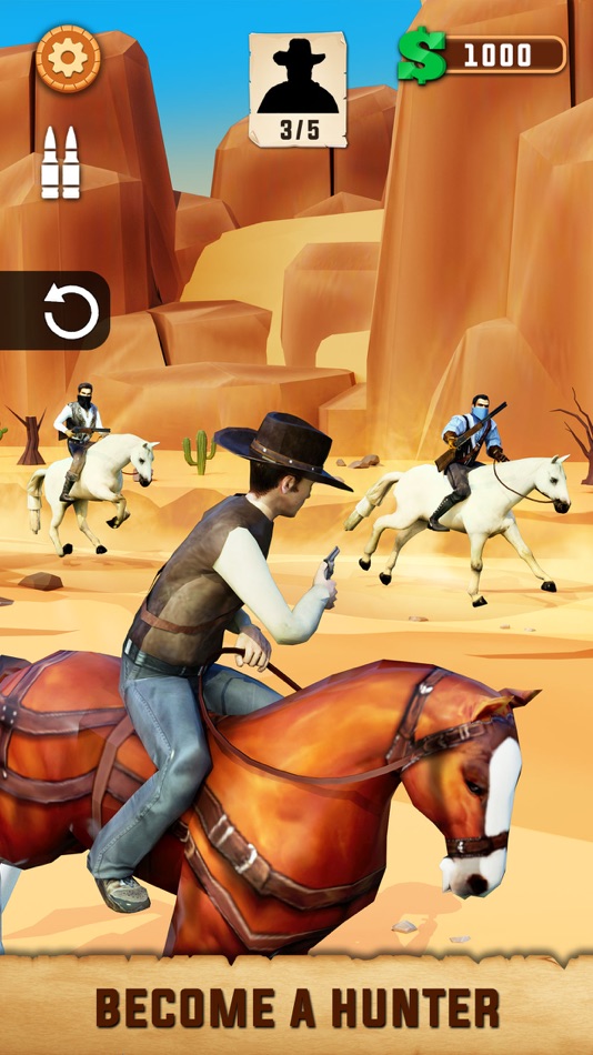 #3. Wild West Cowboy-Shooting Game (iOS) بواسطة: Frigate Games