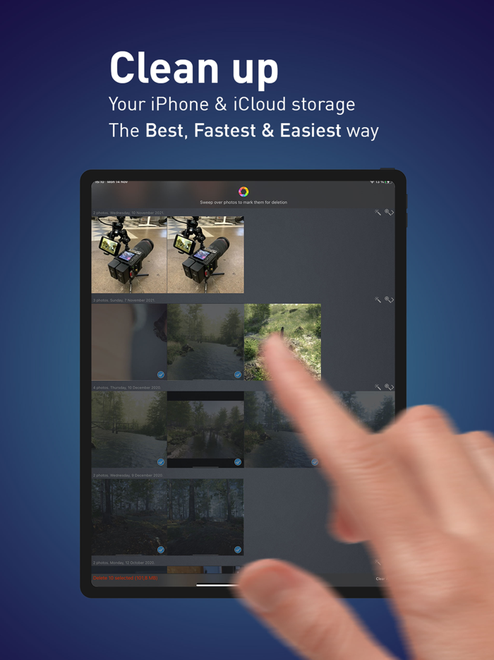 Delete Photos -Storage manager