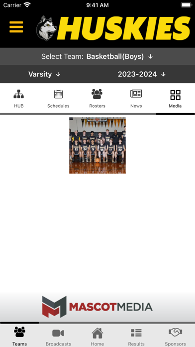 Hughson Huskies Athletics Screenshot