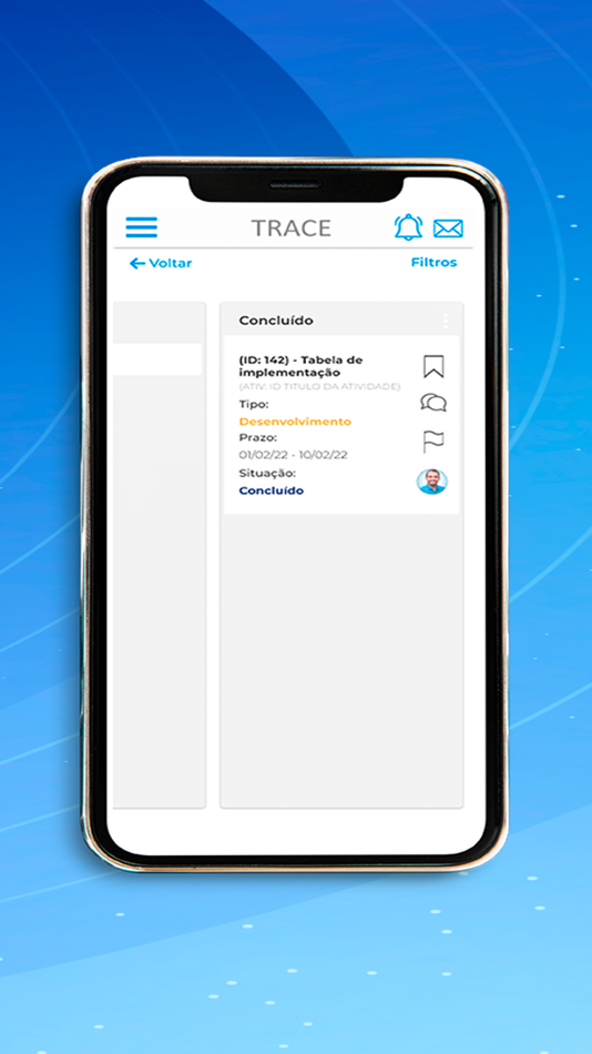 #7. Trace Projetos e Tarefas (iOS) 由: Daiane Dornelles De Castro