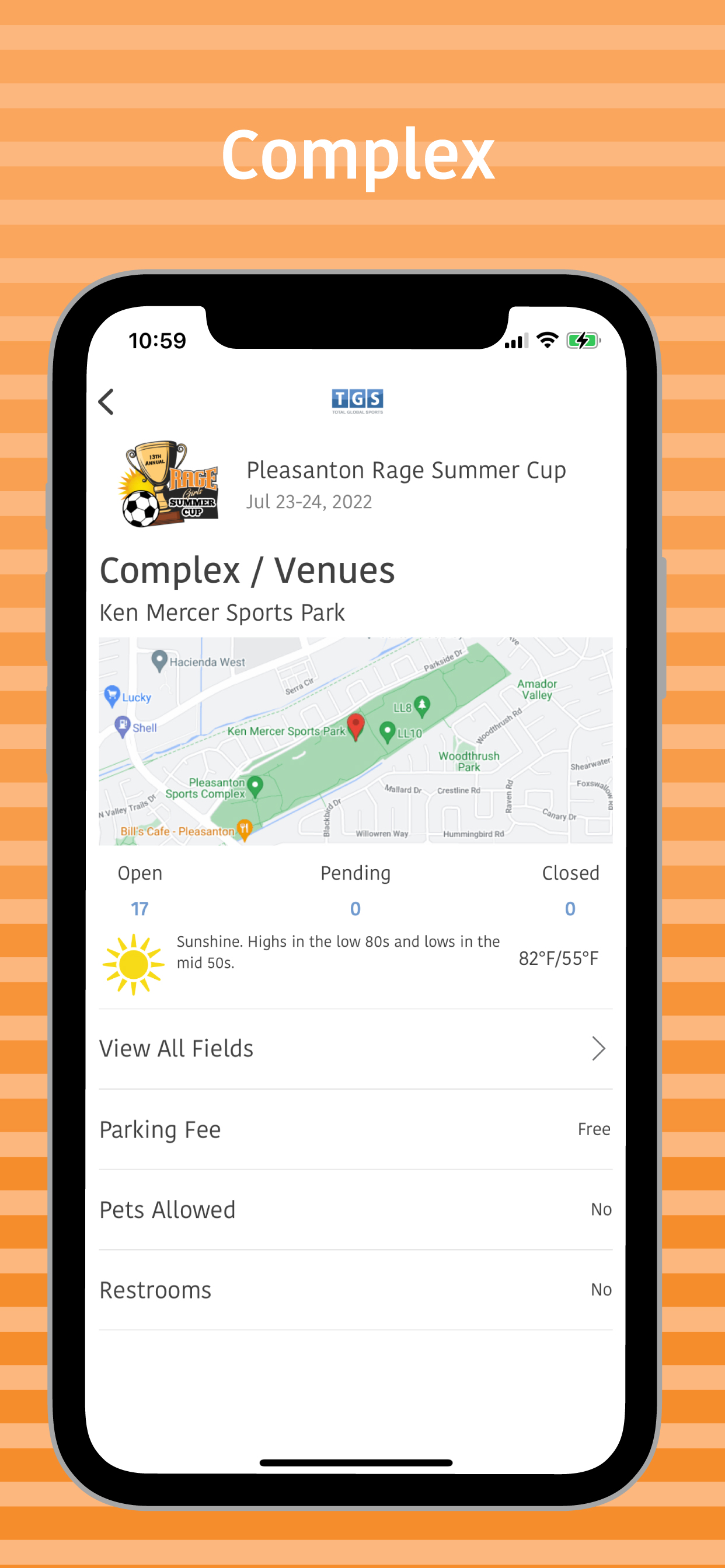 Pleasanton Rage Tournaments screenshot 5