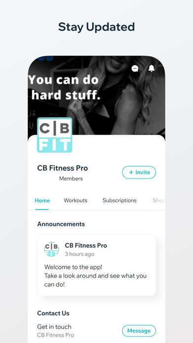 CB Fitness Pro Screenshot