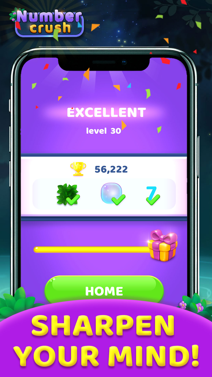 Number Crush Match Ten Puzzle