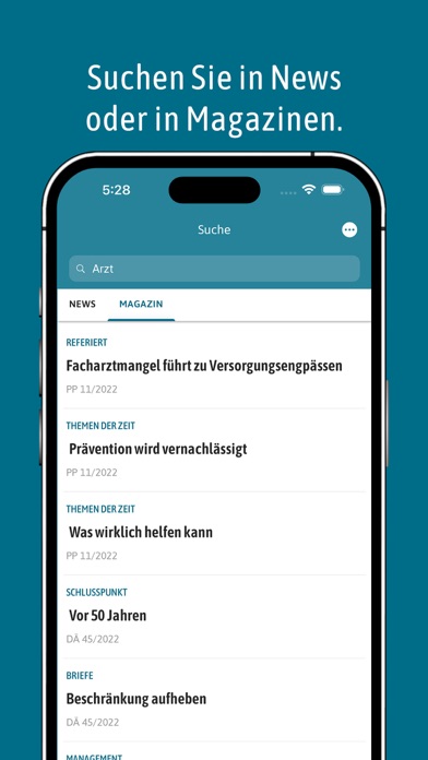 Deutsches Ärzteblatt Screenshot