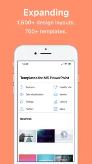 themes for powerpoint - design iphone screenshot 2