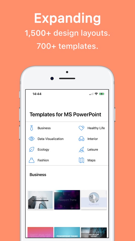 #2. Themes for Powerpoint - DesiGN (macOS) By: Graphic Node