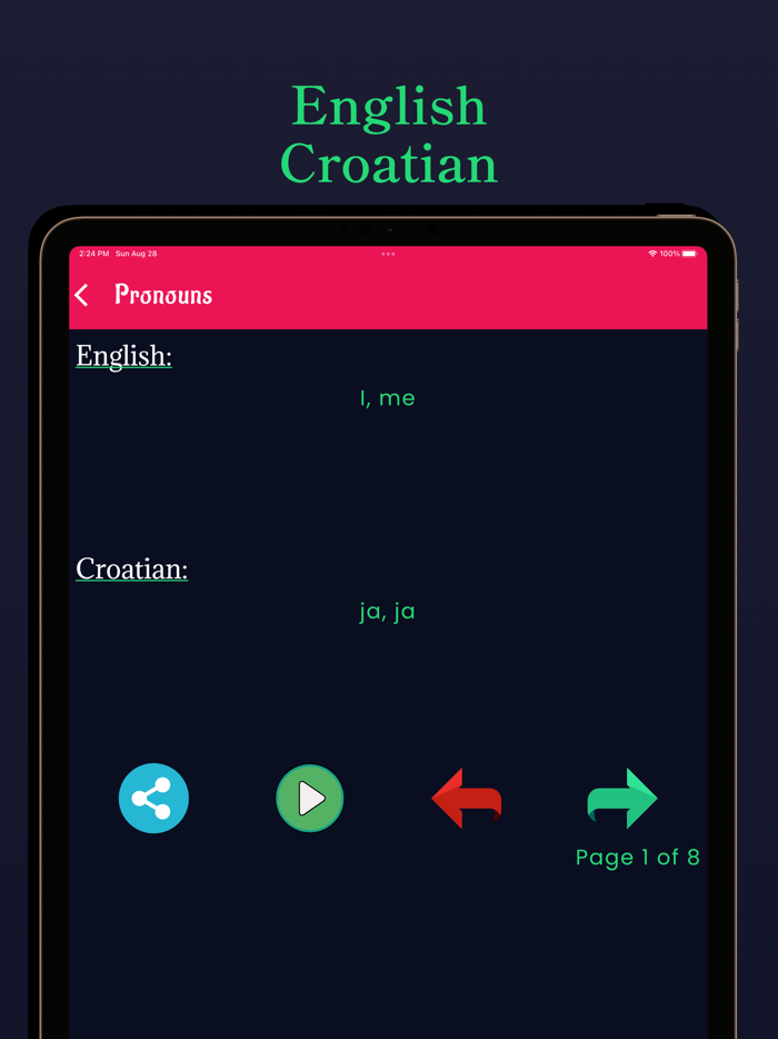 Croatian Learning - Beginners