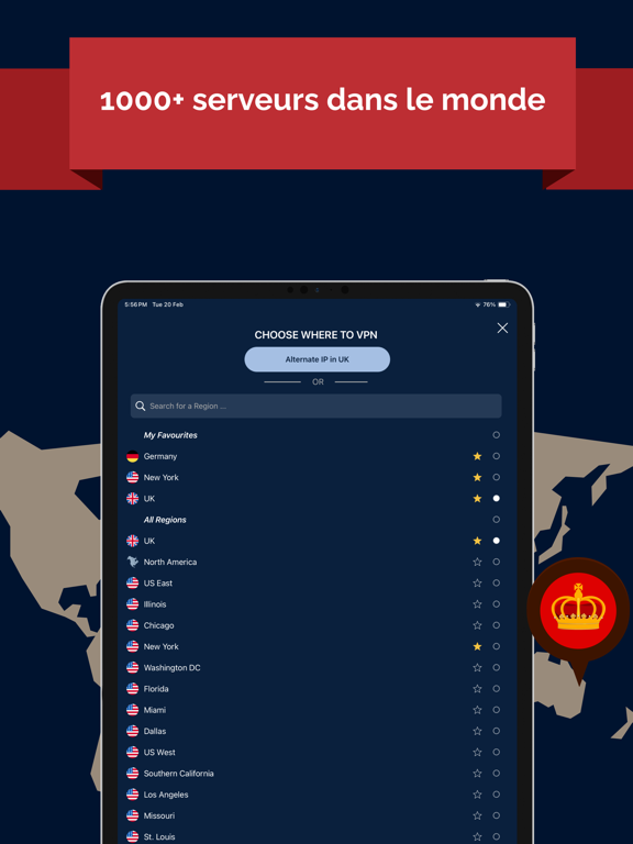 Screenshot #5 pour VPN UK: Fast VPN