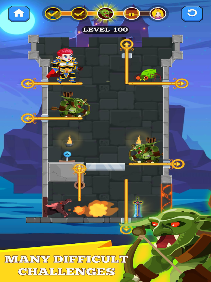 Hero Rescue 3-  Kill monsters