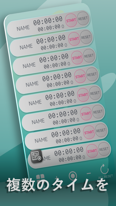 Multi-Timer; 複数のストップウォッチ&タイマーのおすすめ画像1
