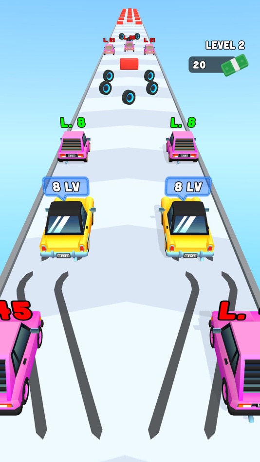 #7. Dual Car 3D (iOS) Podle: Mustafa Akbaba