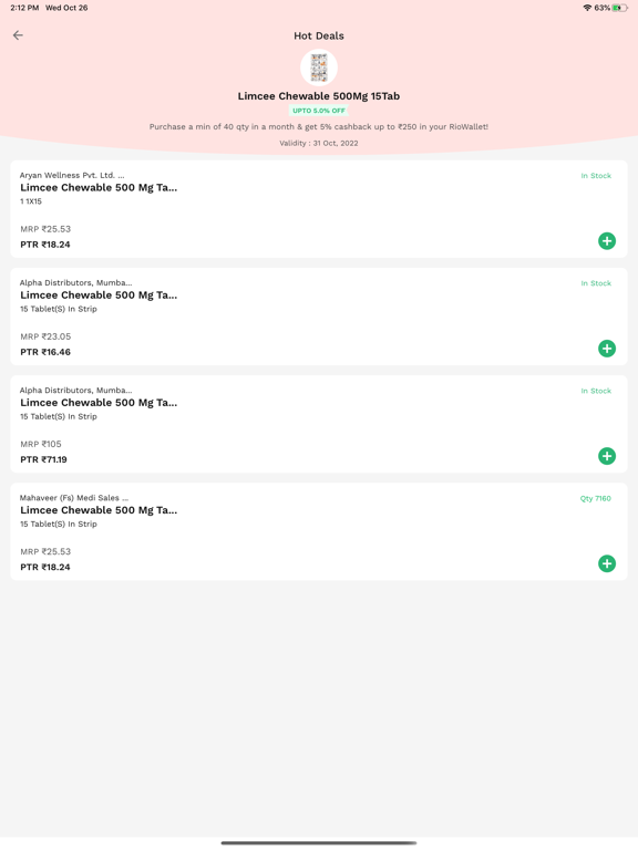 Retailio Retailer - B2B Pharma iPad screenshot 8 - Medical app