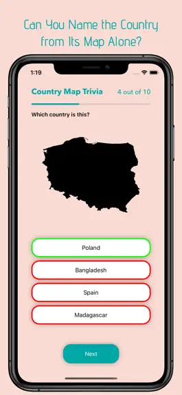 Game screenshot Country Map Trivia hack