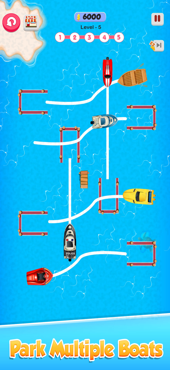 Boat Parking Traffic Escape