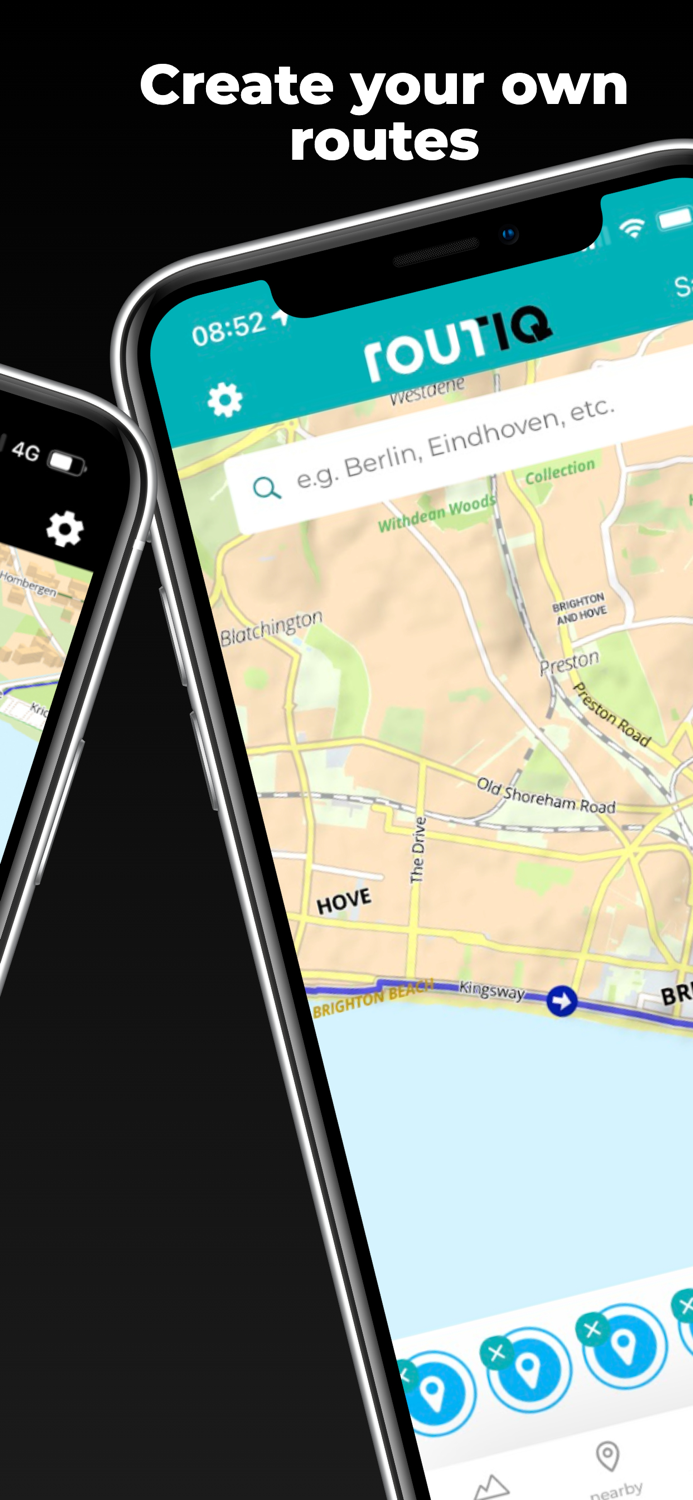 Routiq Outdoor routes