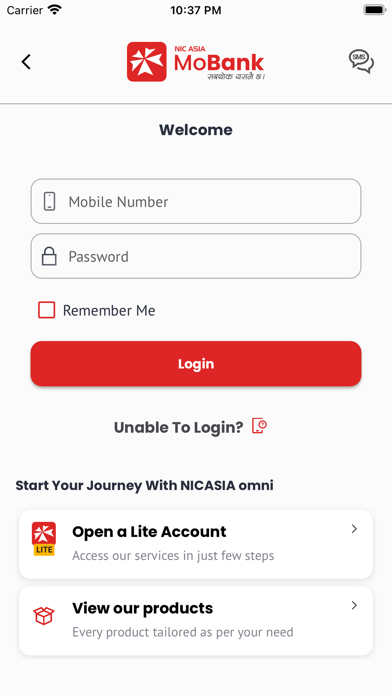 NIC ASIA MOBANK Screenshot