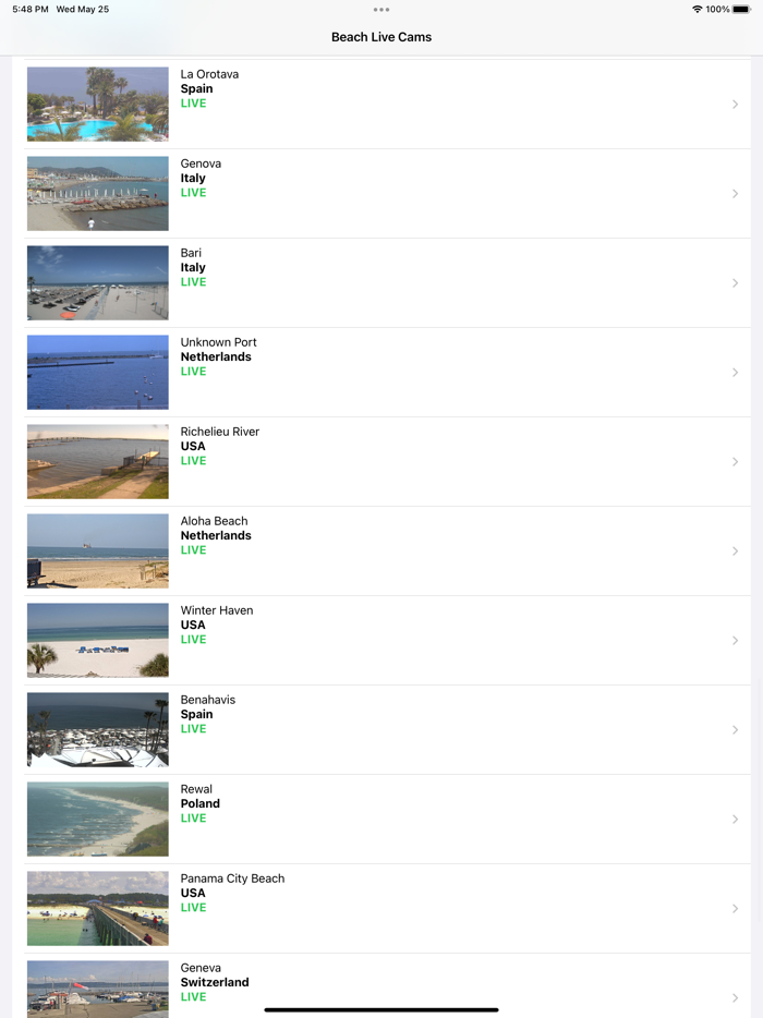 Beach Live Cams