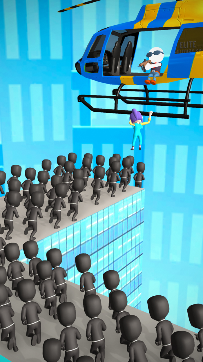 Save Girl Heli Escape Game