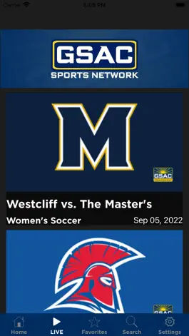 Game screenshot GSAC Sports Network apk