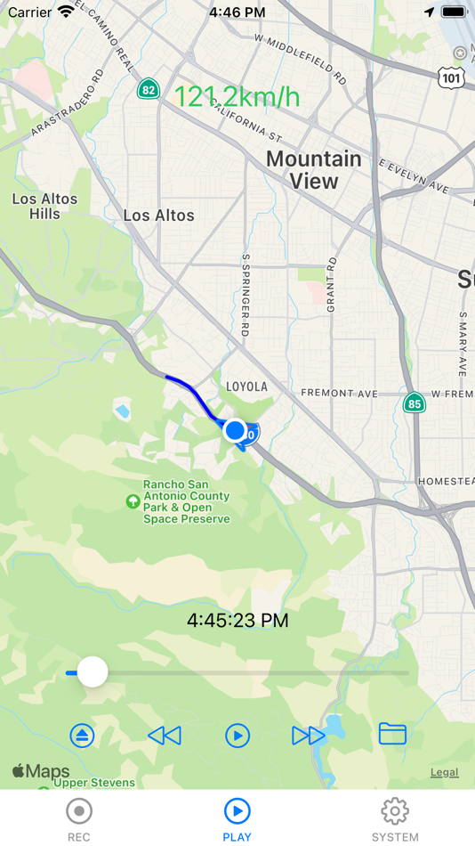 #5. GPS track and Player (iOS) بواسطة: Kazuhiro Ota