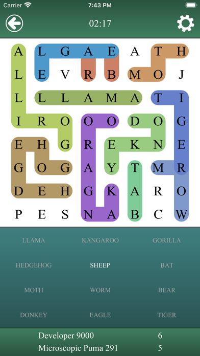 Word Search - online game Screenshot