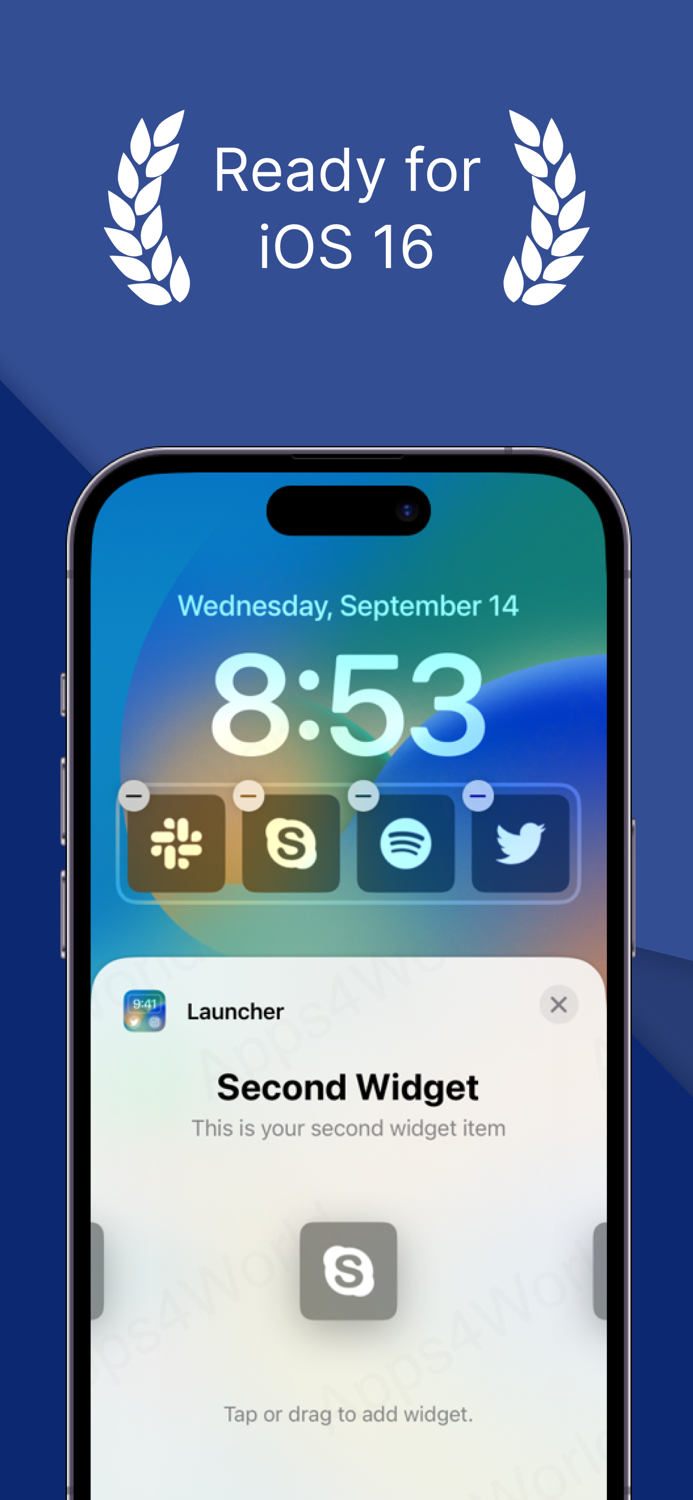 Lock Screen 16 Widgets