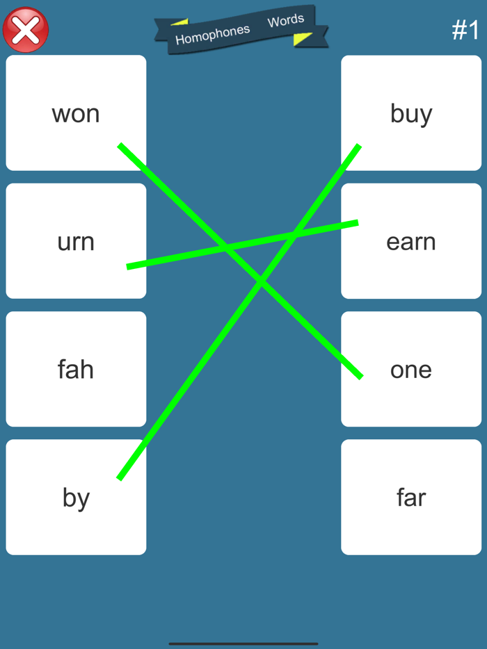 Opposite Words Learning