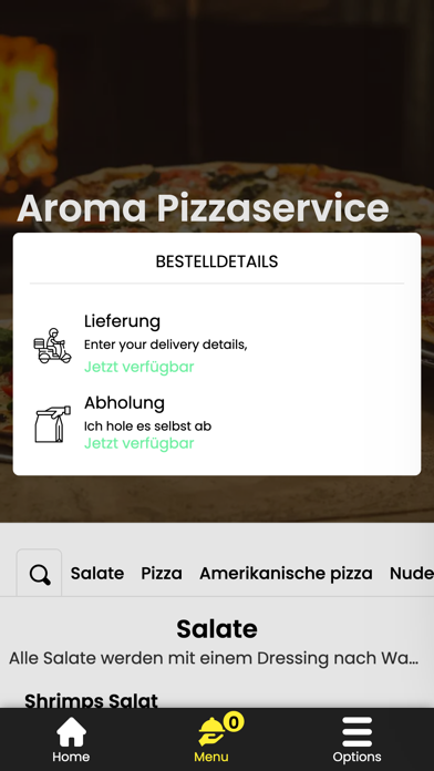 Aroma Pizza Fellbach Screenshot