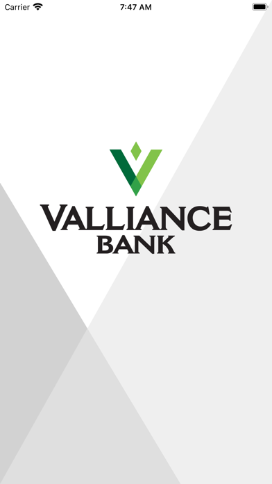 Valliance Bank Mobile Banking Screenshot