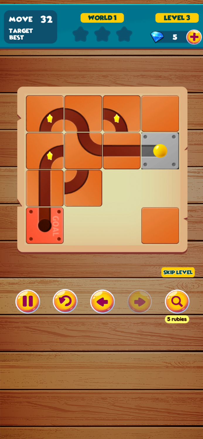 Unroll Puzzle  Slide Tiles