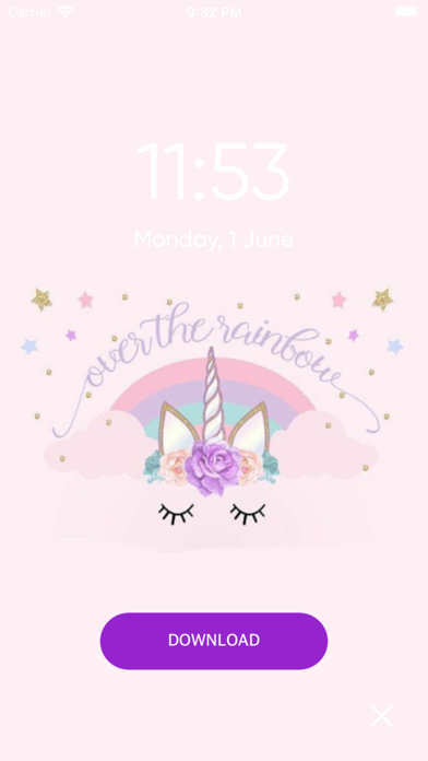 Unicorn kawaii wallpapers HD Screenshot