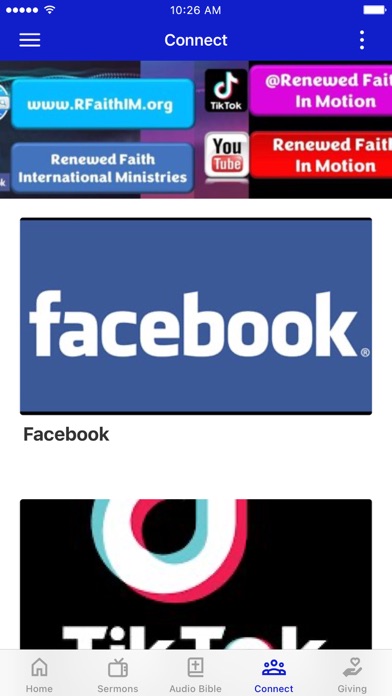 Renewed Faith Int'l Ministries Screenshot