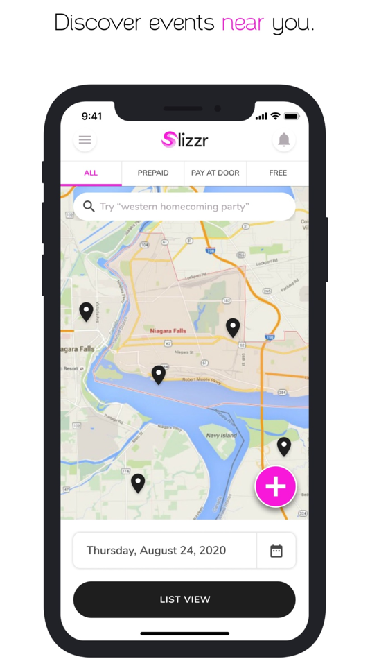 #1. Slizzr: Host or Attend a Party (iOS) By: Slizzr Inc.