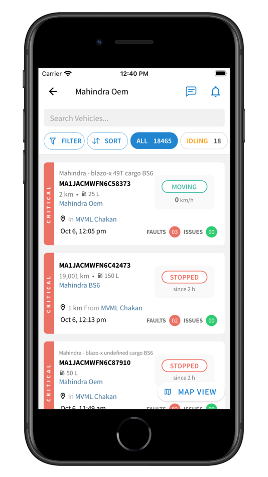 #2. Mahindra iMAXX (iOS) 由: Intangles Lab Pvt. Ltd