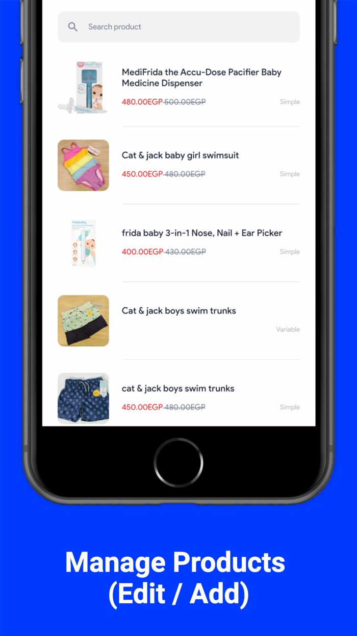 Egybasket Store Manager