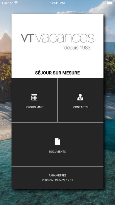 VT Vacances Screenshot