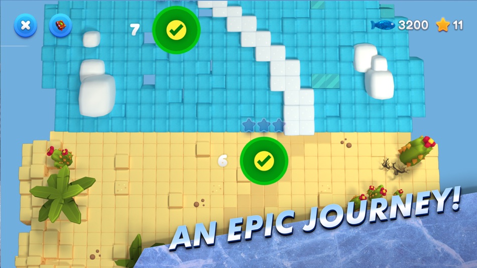 #1. Penguin Panic! Fun Platformer (iOS) بواسطة: Jeroen Derwort