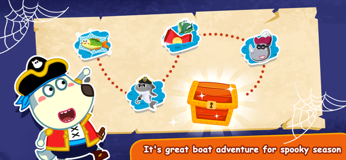 Wolfoo Captain Boat and Ship