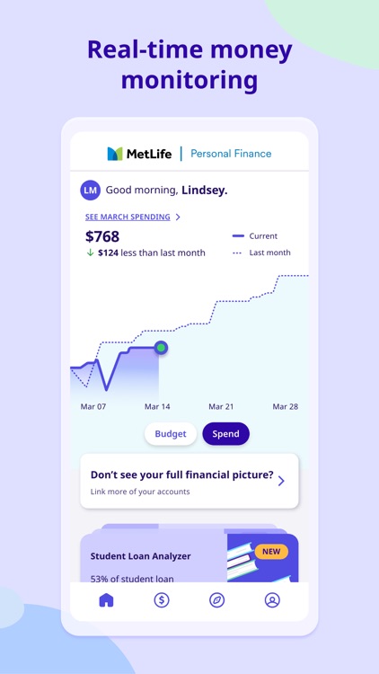MetLife Personal Finance App