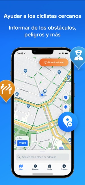 Bikemap: Mapa de Ciclismo, GPS en App Store