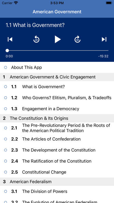 American Government Screenshot
